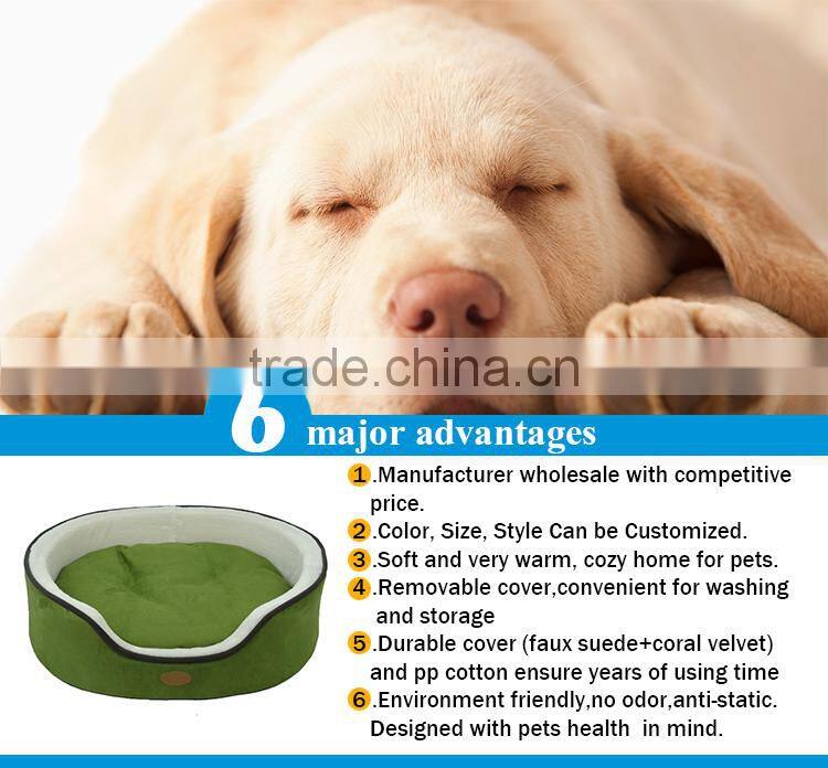 manufacturer wholesale soft and warm cozy luxury pet sofa dog bed