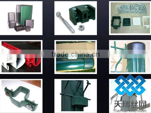 Framework and Weave-shape white pvc coated welded wire mesh fence