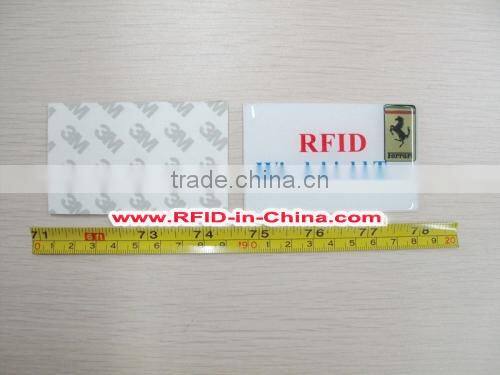 Car Tracking RFID Plastic Labels Adhesive on Car Windshield