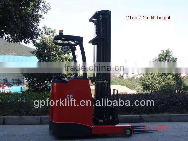 1-2Ton Electric reach truck lift 12m