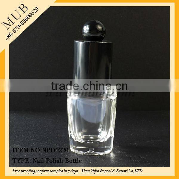 beautiful painted nail polish glass bottle