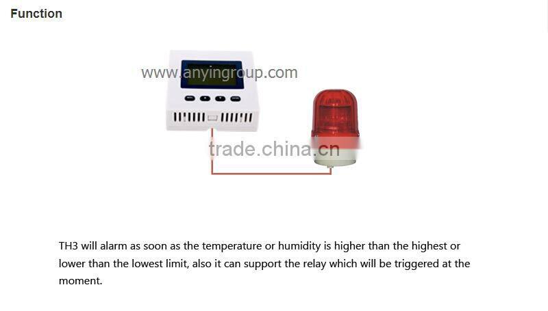 2017 Newest Temperature Humidity Sensor, RS - 485 Output, With LCD Showing Data, Enable Software Control & Management