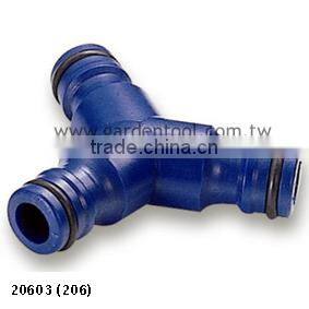 Y shaped hose connector/garden tap adapter