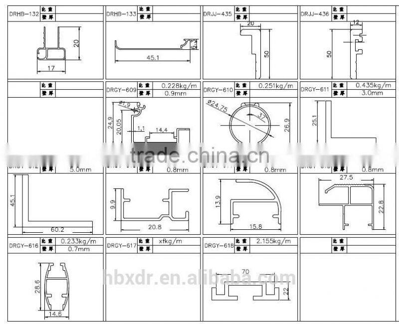 6063 T5 T6 irregular extruded custom Industrial Aluminum with good quality and better price