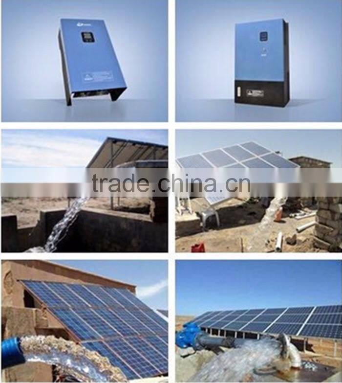 1500W automatic switching solar pump inverter for irrigation with MPPT and IP65