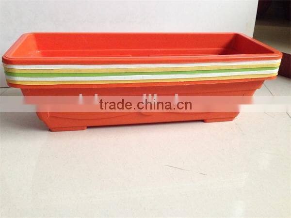 Hot sell balcony plant pot Rectangular flowerpot