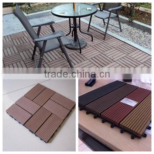 Outdoor Plastic Wood Floor Tiles/WPC DIY Decks/deck tiles wpc diy