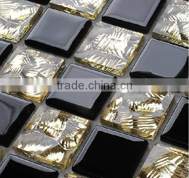 Glass marble mosaic tile honed 30x30