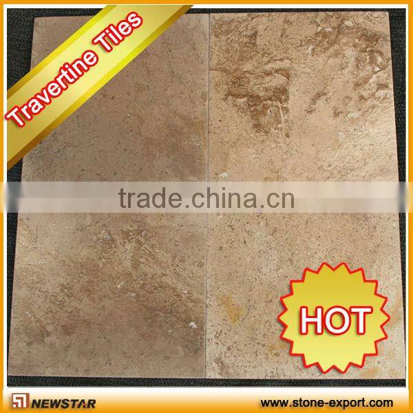 beige tumbled travertine with unfill holes