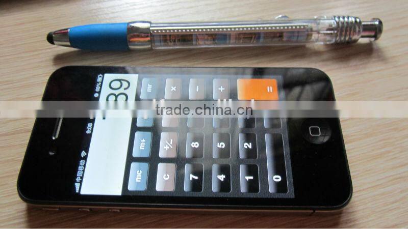 Custom logo printed stylus banner pen for promotion