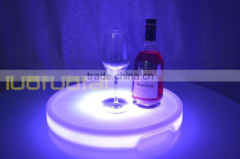 2015 New design Wine Glass Holder Tray Bar Serving Tray Led Bar Tray LTT-WB08C
