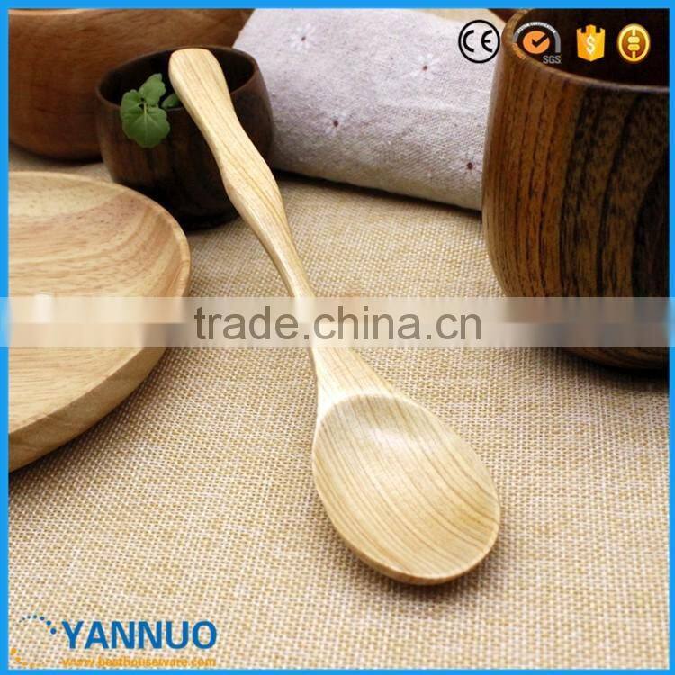Natural Chinese Fir Material, Mini Wooden Spoon For ice cream Honey wood spoon