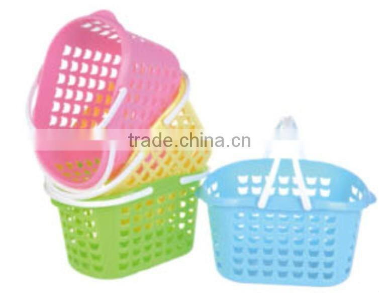 high quality cheap price plastic hanging baskets/organization baskets/plastic baskets with hole