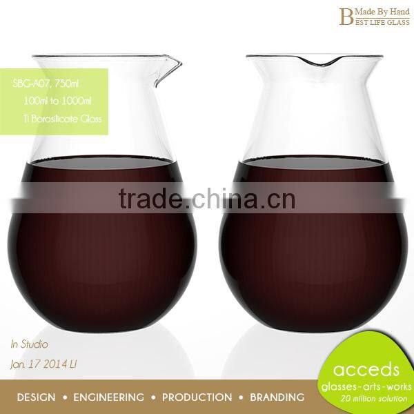 Borosilicate Fashioned Microwave Handmade Unbreakable Tea Pot Glass Made