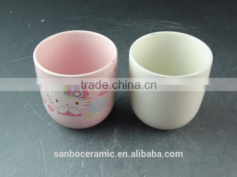 wholesale stock Cheap Custom Cute cartoon Ceramic Hello kitty cup/cute cat cup