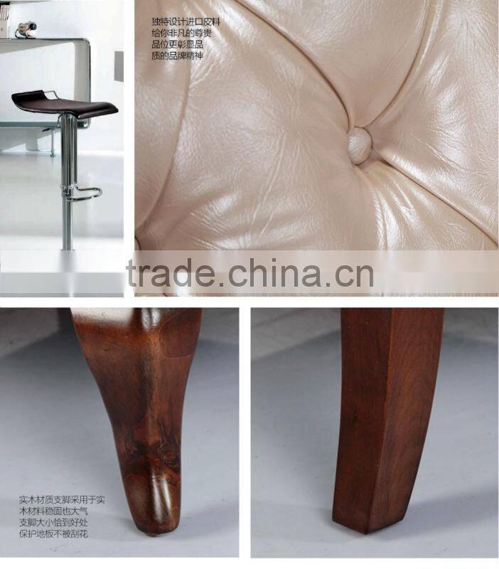 European style hotel leather leisure sofa chair