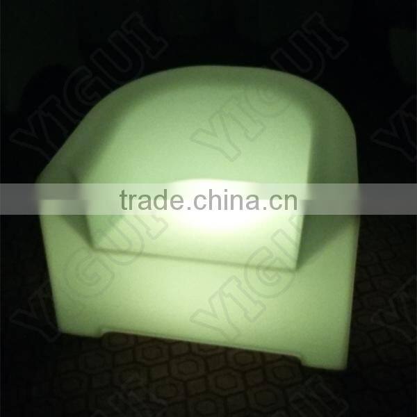 2014 New product high quality waterproof led sofa chair and LED dinning set