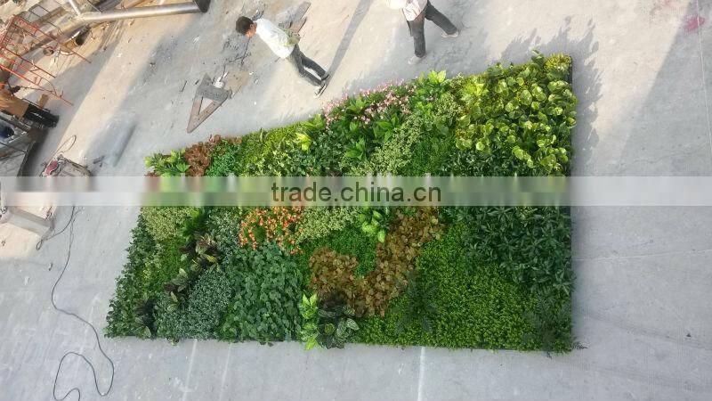 Artificial Famous Parting Patern plant wall (special offer/bargain price:/2014 High Quality Factory pricer )