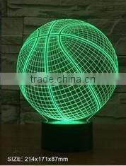 3D optical illusion Halloween pumpkin shape decoration desktop night light