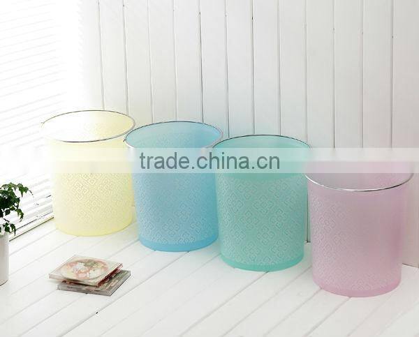 0295 Plastic printed trash can