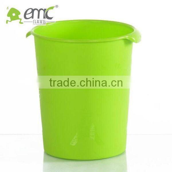 plastic round shape hotel trash can