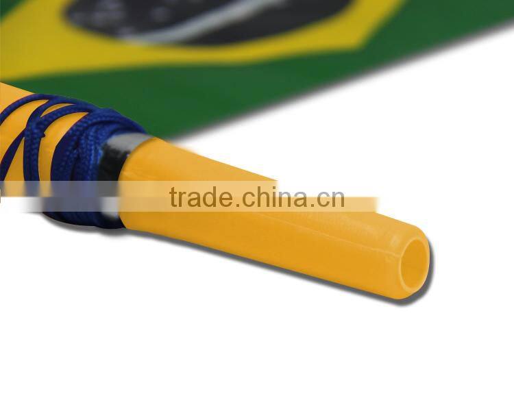 Great quality plastic fans horn with flag 2015 popular sales plastic Football Horn With Flag