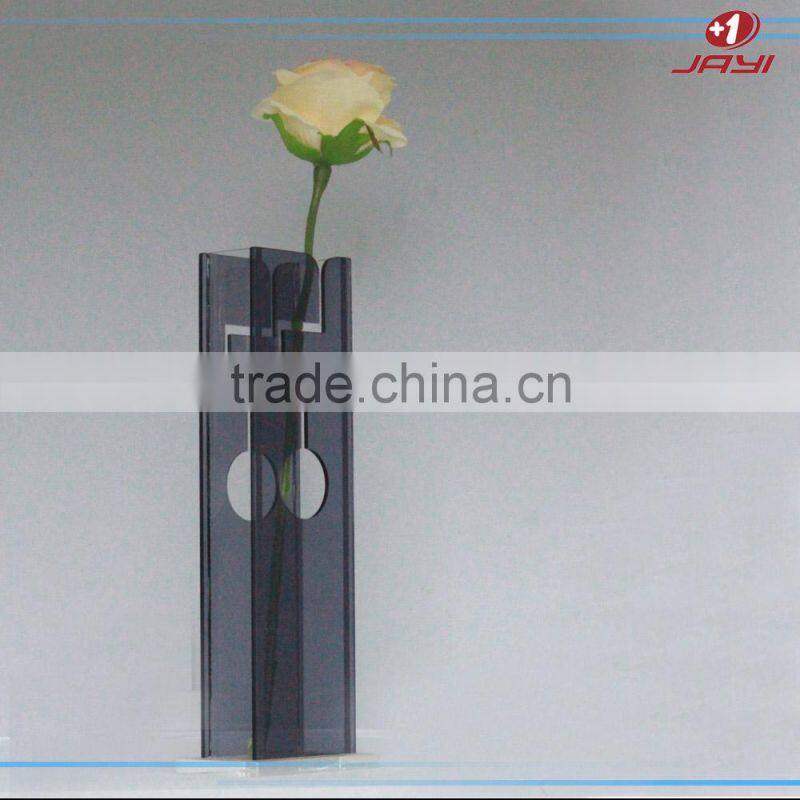 Custom cheap tall glass vases & tall plexiglass vase