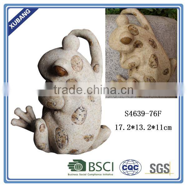 cute frog design garden pot hanger