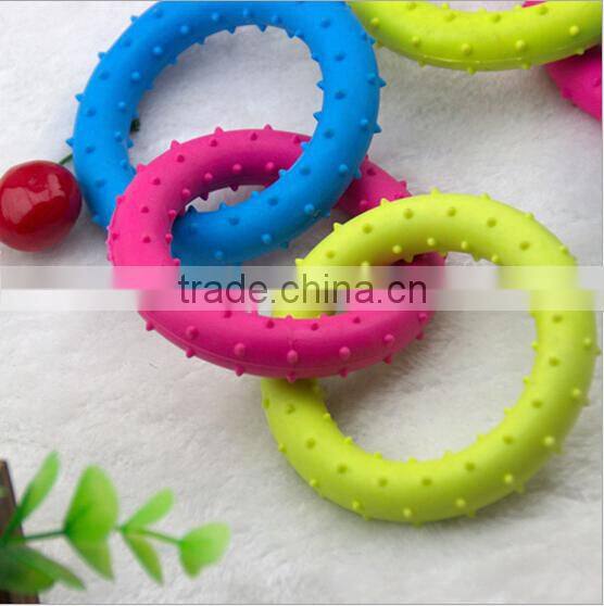 new Eco-friendly TPR fashion Chew pet toys transparent ball