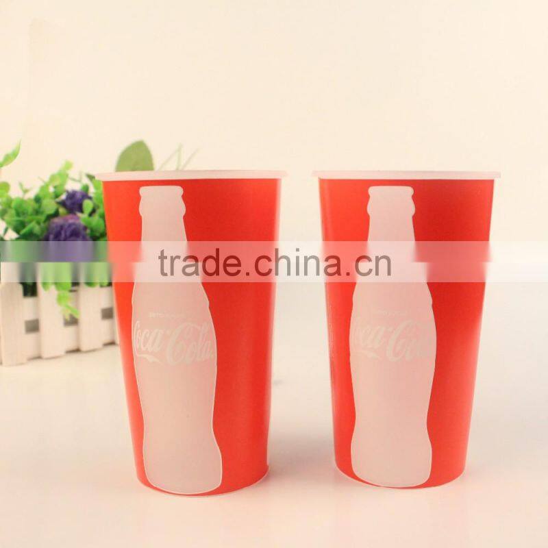 personalized design PP plastic cup 500ml for promotional
