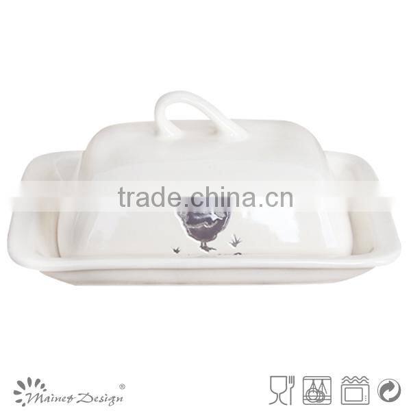 Wholesale alibaba butter dish ceramic butter dish electric butter dish