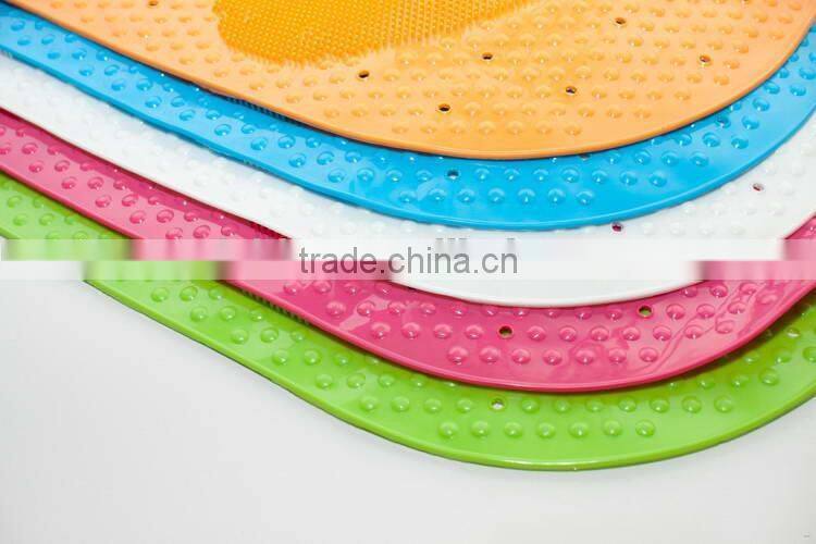 Top quality five strips top grade anti-slip pvc hotel bath mat