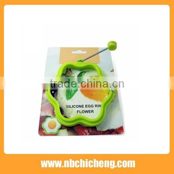 Flower Shaped Silicone Egg Fried Mold Breakfast Pancake Egg Mold Ring