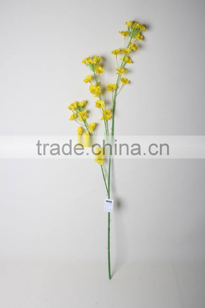 New arrival Aritificial Rape Flowers Decorative Rape flowers for Garden and home decoration