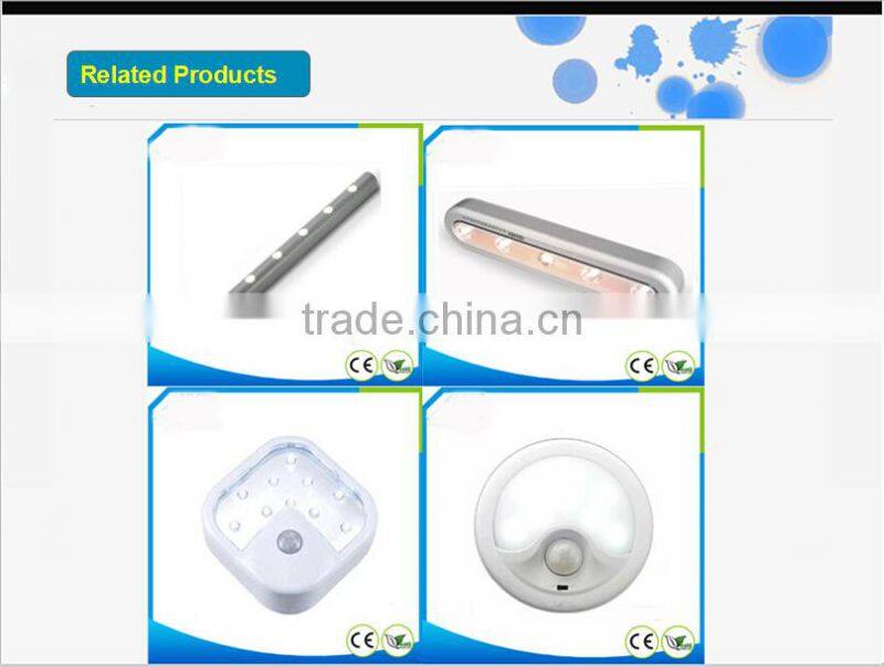 2016 Amazon Type Led Solar Garden Sensor Steel Light Rainproof Wireless Security Motion Sensor Activitived Led Light