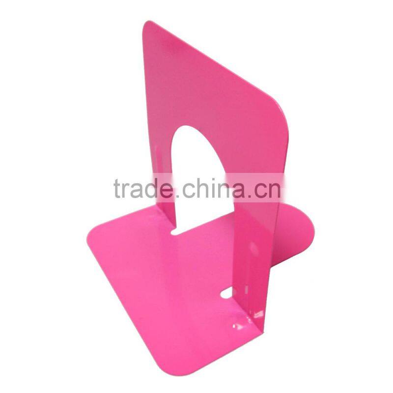 High quality colored desktop 5"metal library cheap bookend