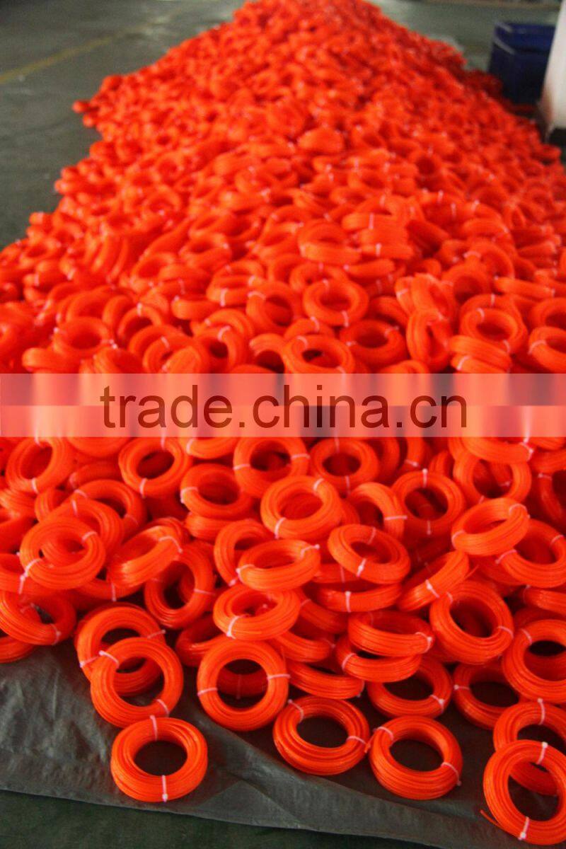 Factory direct sales/1.3X15metre/ brush cutter nylon trimmer line(Round)