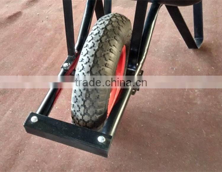 2016 hot selling plastic wheel barrow used in building and farming