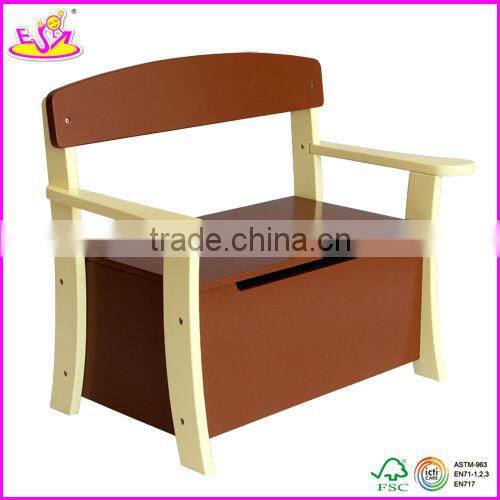 2015 New kids wooden toy storage box,popular children wooden toy storage box, hot sale multifunction wooden toy box W08C031