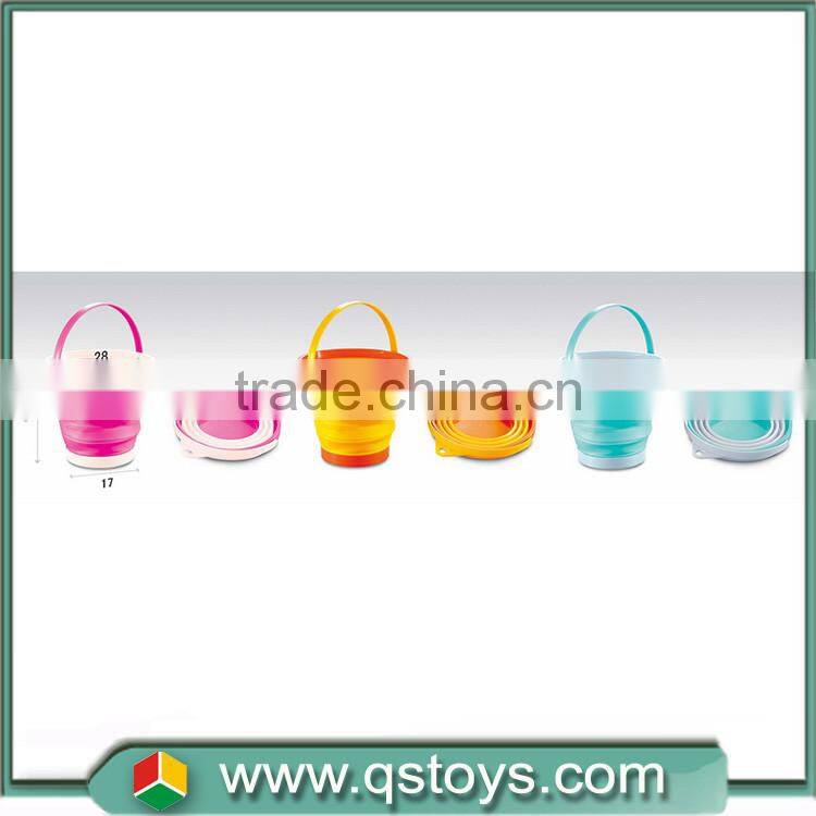 2017 new hot plastic summer animal beach sand bucket with molds toy