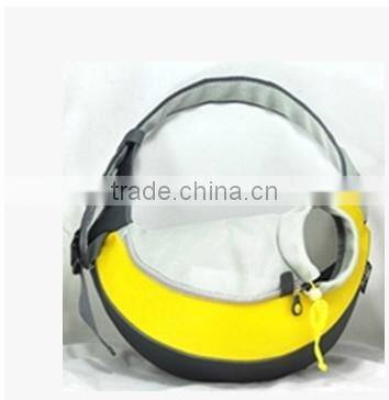 Comfortable pet carrier bag with Safety leash adjustable straps