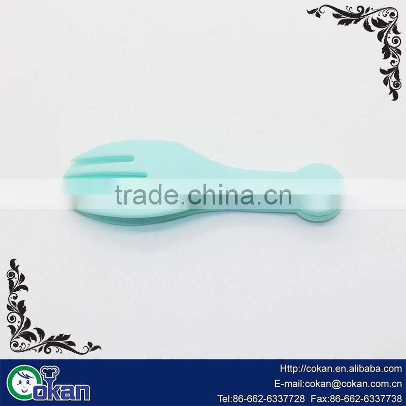 Multifunction Plastic Salad /fruit / ice cream Spoons Forks and Knives CK-KT618