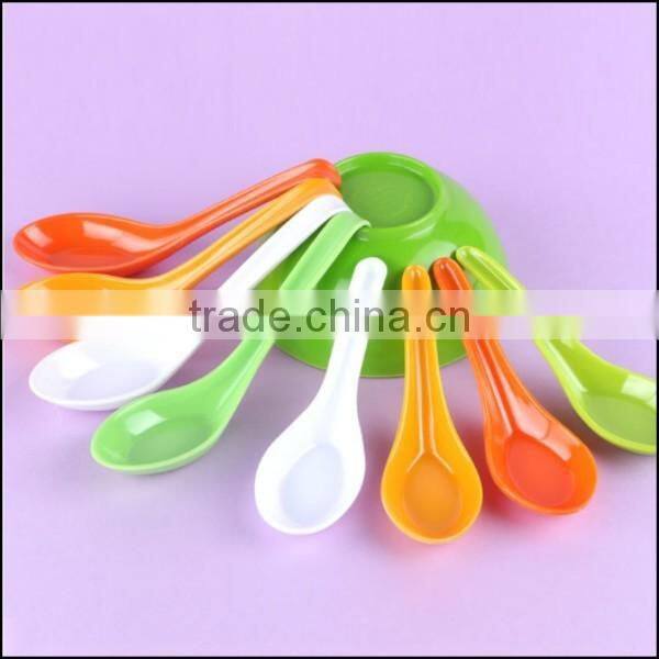 2015 hot sell FOOD GRADE plastic soup spoons for can,colorful FOOD GRADE plastic spoons