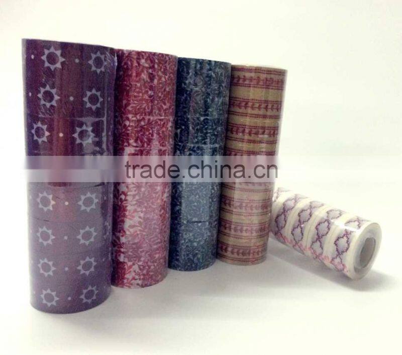 many logo Printed adhesive stationery tape for students /dercoration