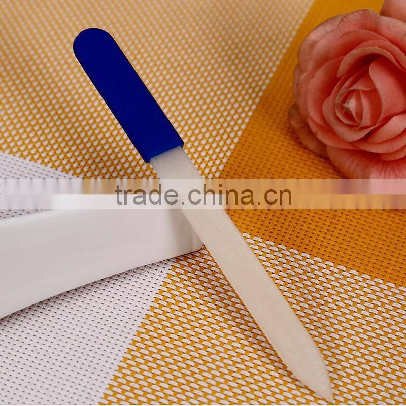 CIH01 OEM Disposalbe nail file buffer, fashion manicure different size glass nail file