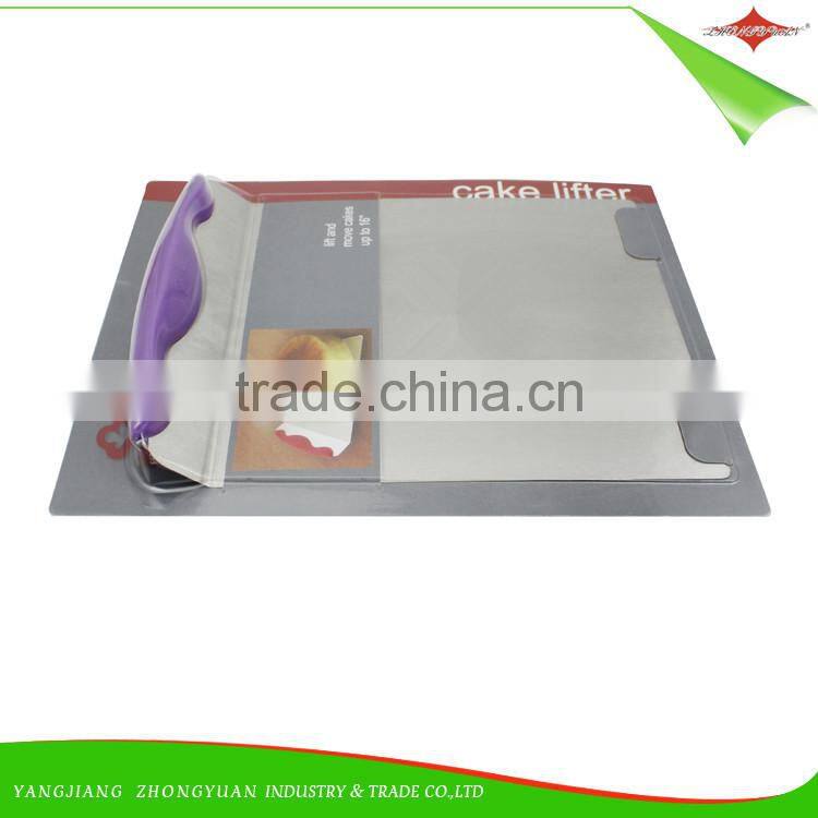 ZY-F1392 tpr handle staineless steel head cake lifter cookie spatula
