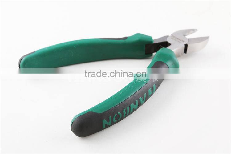 Plastic handle American oblique nose pliers 6"
