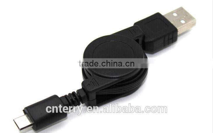 Colour retractable USB Charging Cable Charger line for iPhone ,Samsung