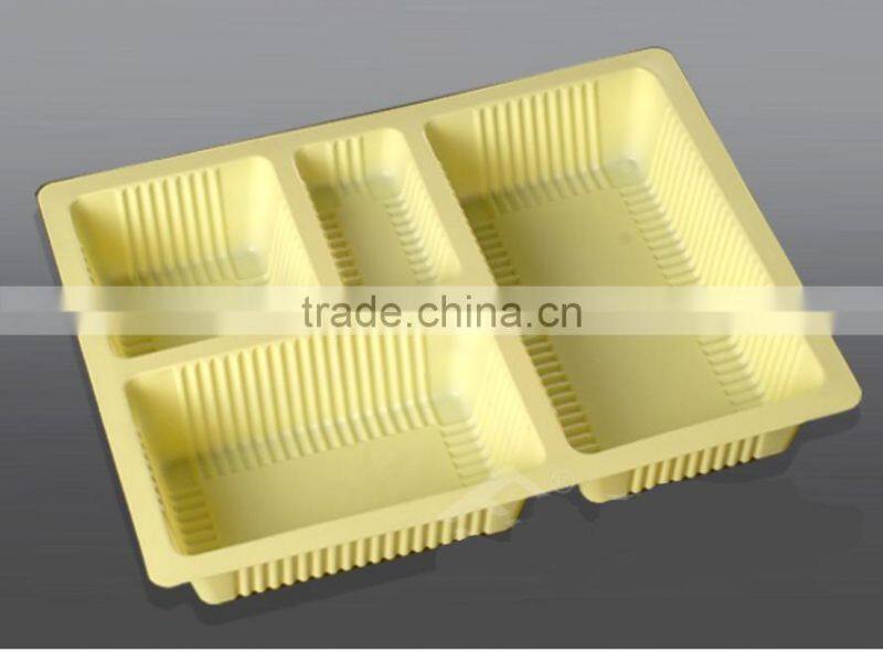 High quality China made plastic tray, container, takeaway food tray, fast food container