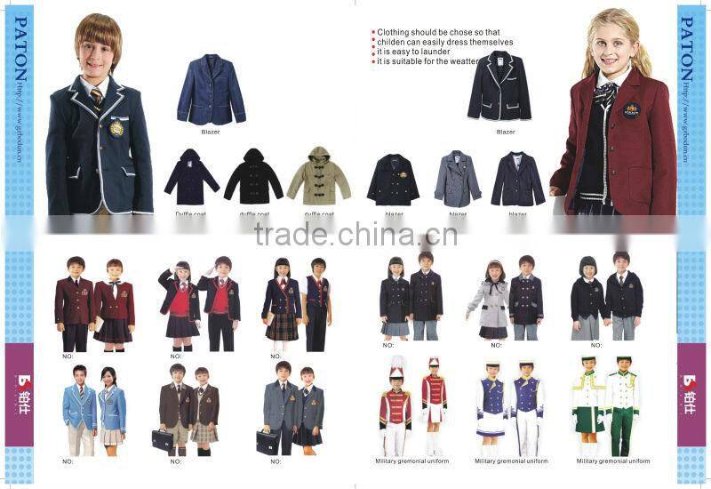 2016 new style primary school uniforms for student